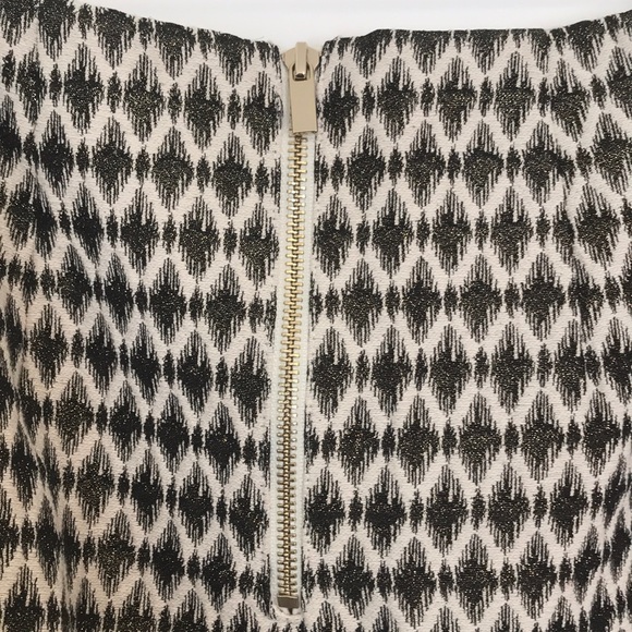 Loft Straight Skirt with Metallic Accent - Picture 5 of 9